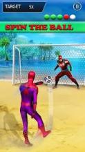 Superhero Beach Soccer : Real Football Game 2018截图5