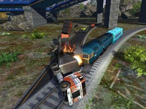 Train vs Car Racing Challenge: 2 Player Race Stunt截图5