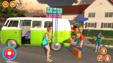 Happy Family Summer Holidays Camper Van Road Trip截图3