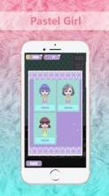 Princess pastel girl dress up-Anime Dress Up Game截图1