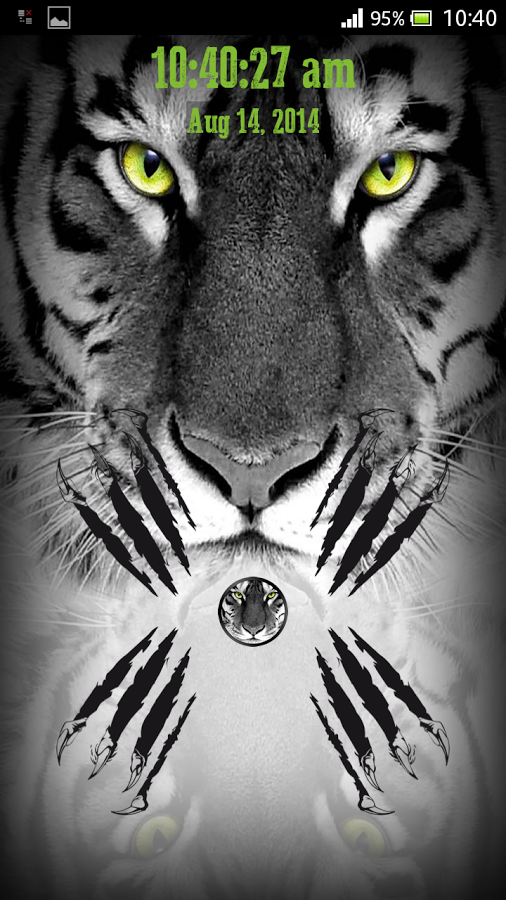 Lock Screen Tiger Sequence截图3