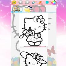 Pour enfants : Coloriage Hello Kitty 2018截图4