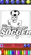 World Cup Soccer Coloring 2018截图2