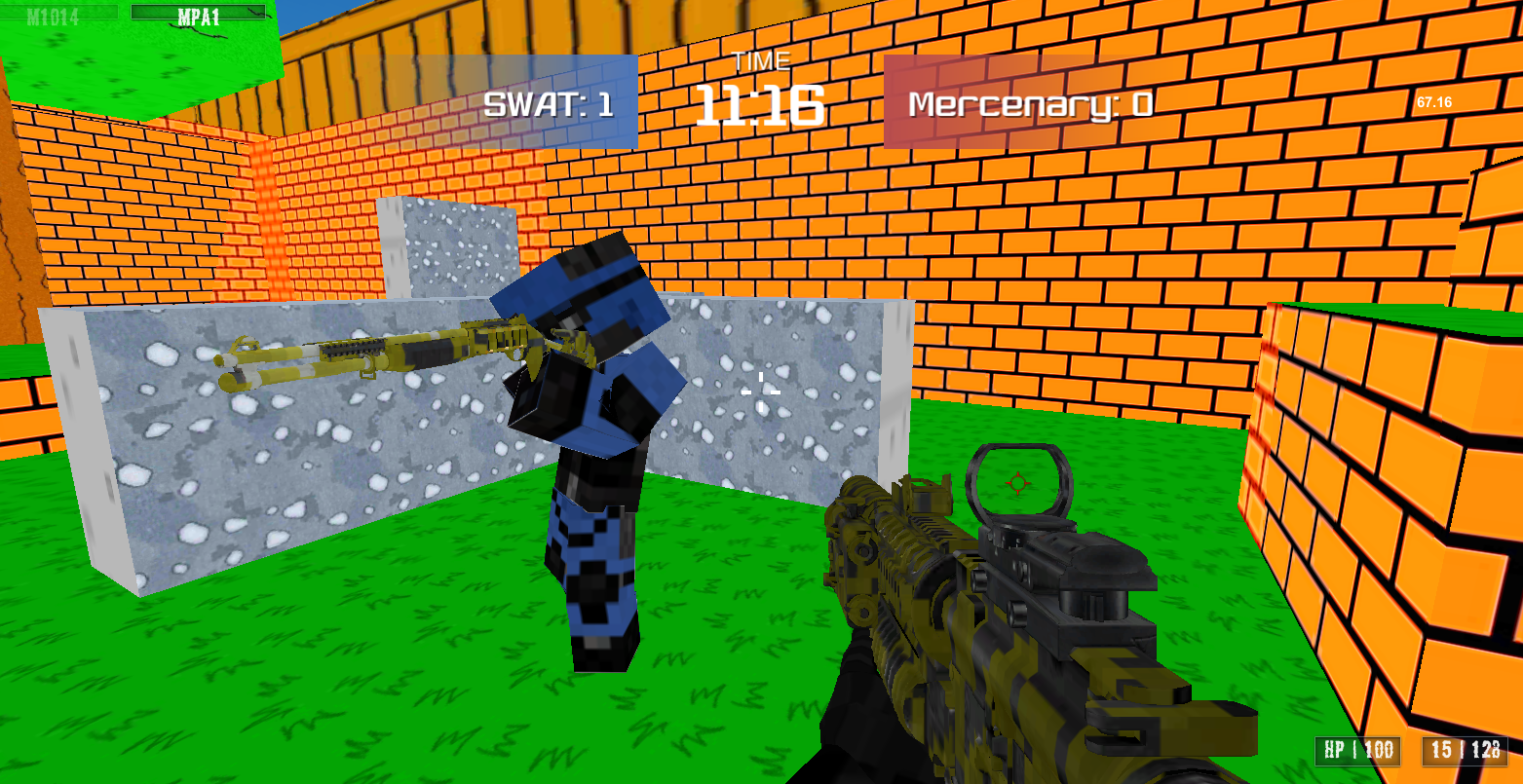 Blocky Combat SWAT截图3