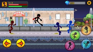 God of fighting - Stickman Mafia fight截图3