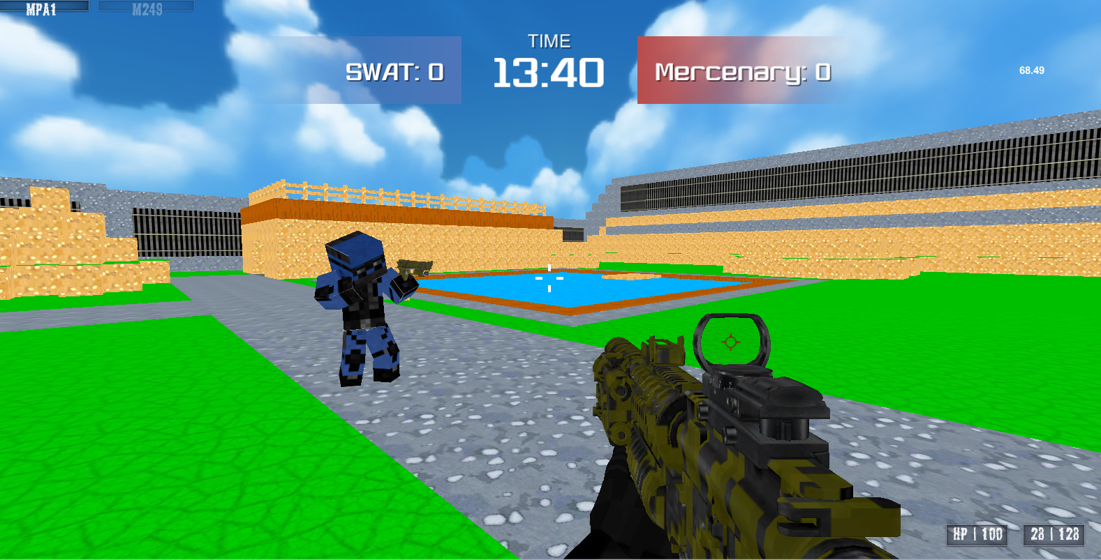 Blocky Combat SWAT截图2