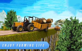 Farm Simulator 2018: Cargo Tractor Driving Game 3D截图4