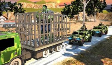 US Amry Incredible Monster: Prison Transport Game截图4