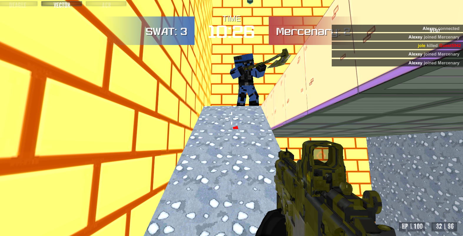 Blocky Combat SWAT截图1