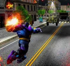 Super Monster Thanos Battle - City Fighting Game截图2