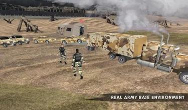US Army Robot Transport Truck Driving Games截图1