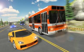 Racing In Bus: Real Highway Traffic截图4