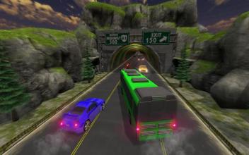 Racing In Bus: Real Highway Traffic截图1