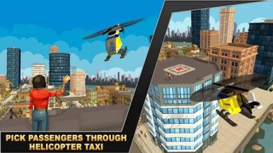 Helicopter Taxi Driving Simulator 2018截图1