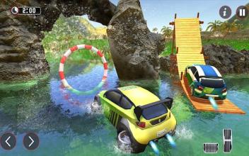 Floating Water Car Driving Simulator: Beach Racing截图3