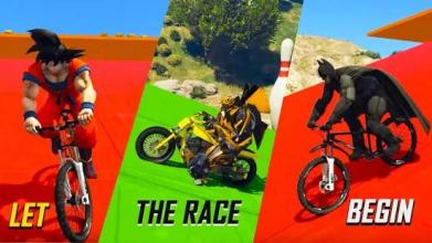 Superheroes Fast BMX Racing Challenges截图2