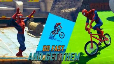 Superheroes Fast BMX Racing Challenges截图5