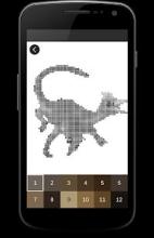 Color by Numbers: Jurassic Dinosaur Pixel Art截图3