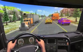 Racing In Bus: Real Highway Traffic截图2