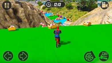 Superheroes Fast BMX Racing Challenges截图1