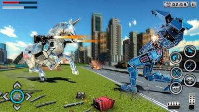 Robot Unicorn Muscle Car Robot Transforming Game截图3