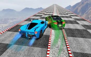 Huge Mega Ramp Car racing Stunt Master 3D截图1