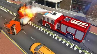 Fire Engine Truck Simulator 2018截图2