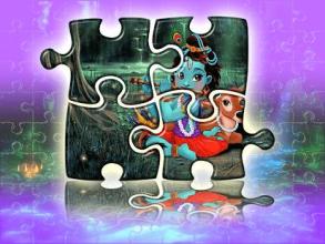 Lord Radha Krishna Jigsaw - Baby Gopi Doll Live截图5