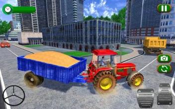 Tractor Trolley Cargo: Hill Driving Simulator截图1