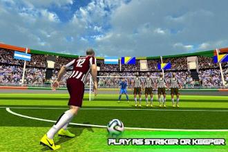 Soccer Free Kick World Cup 2018 : Flick Shoot截图1