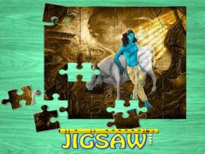 Lord Radha Krishna Jigsaw - Baby Gopi Doll Live截图2