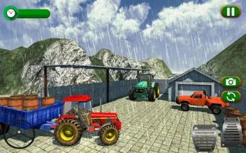 Tractor Trolley Cargo: Hill Driving Simulator截图3