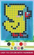 Mosaic Color by Number - Hex Puzzle Beads For Kids截图3