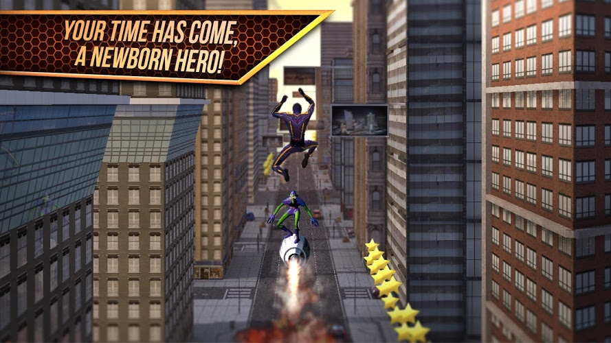 Spider Flight 3D - Superhero截图2