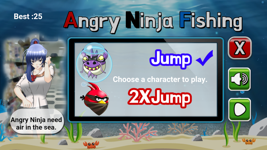 Angry Ninja Fishing截图1