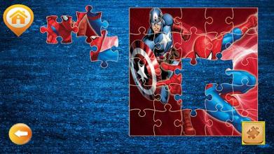 Puzzle SuperHero jigsaw Game截图1