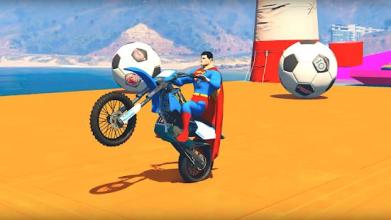 Superheroes Bike Stunt Racing: Fast Highway Racing截图5