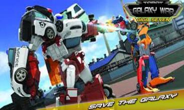 Giga Seven vs tritan Battle - TOBOT Transform截图3