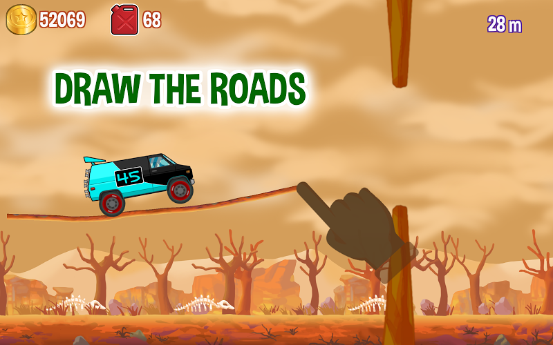 Road Draw - Hill Climb Race截图2