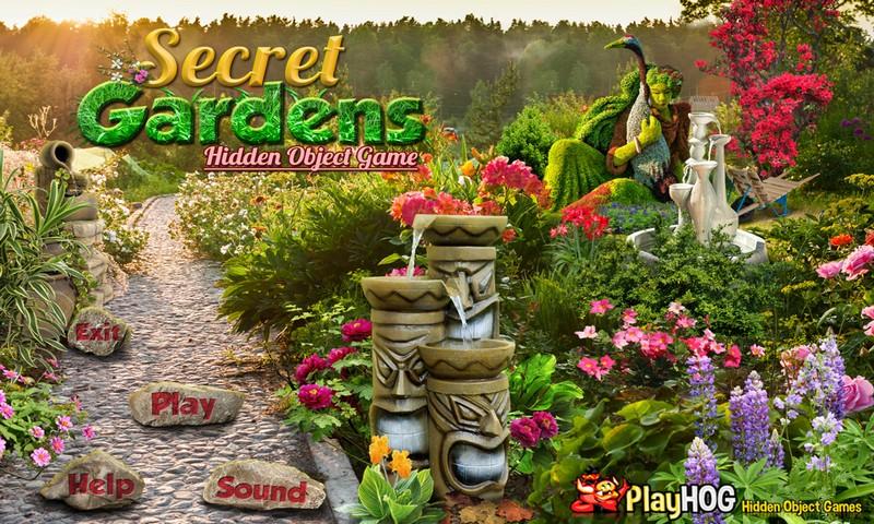 Secret Gardens Hidden Objects截图2