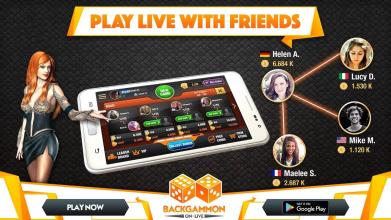 Backgammon On-Live截图2