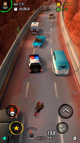 摩托赛车2:公路燃烧截图1