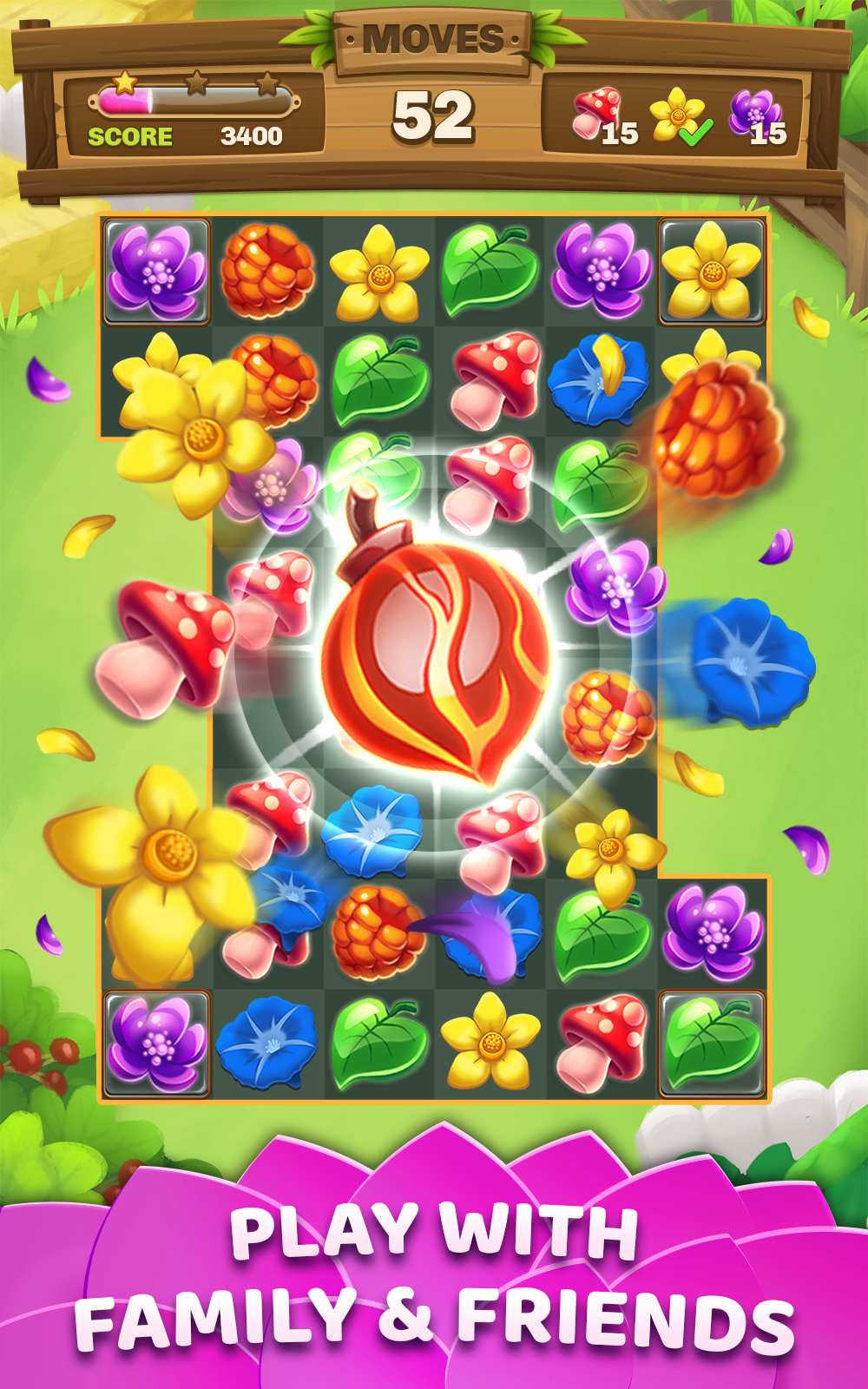 Flower Power Match截图2