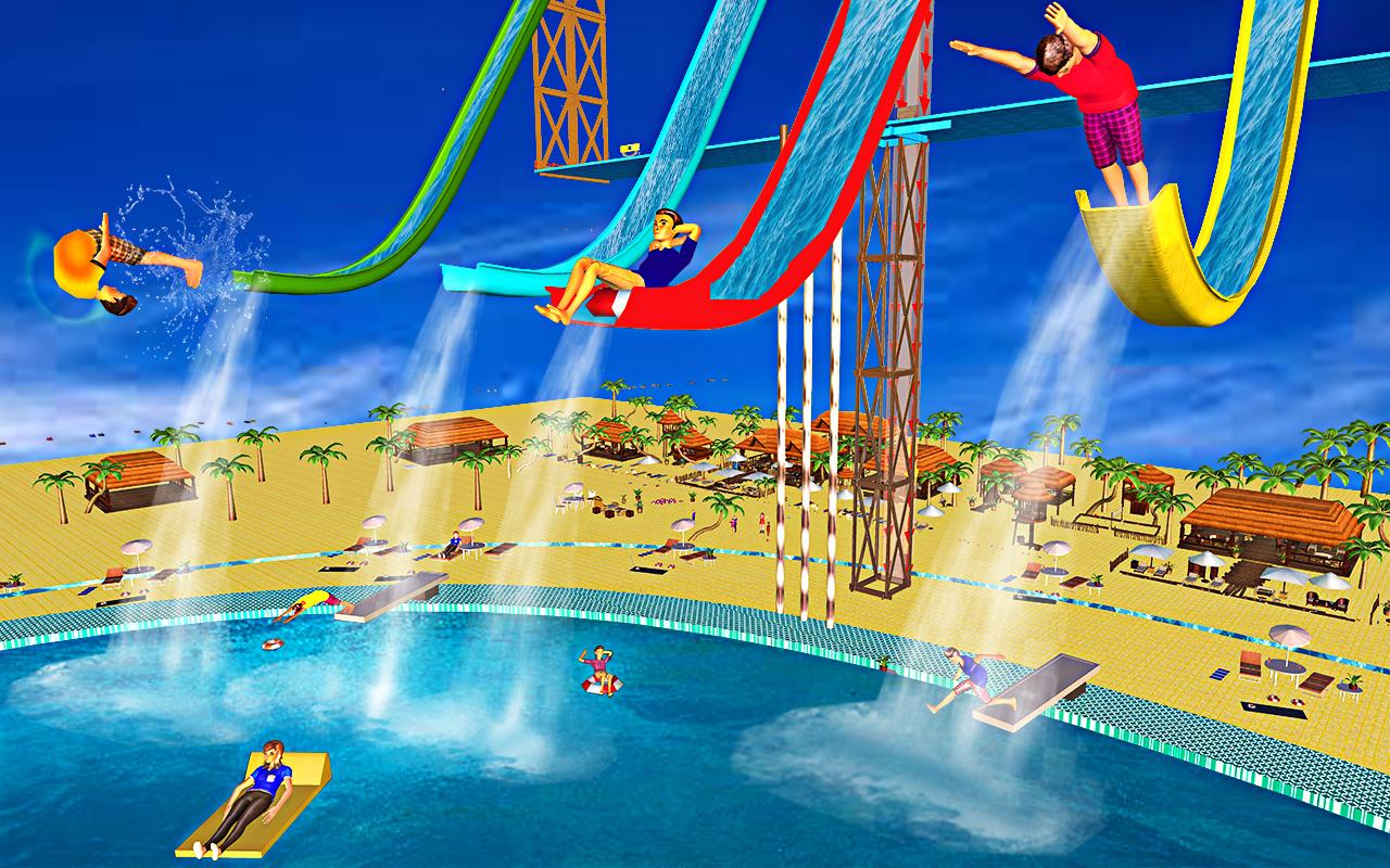 Water Slide Flip Park Uphill Sliding Stunts截图1