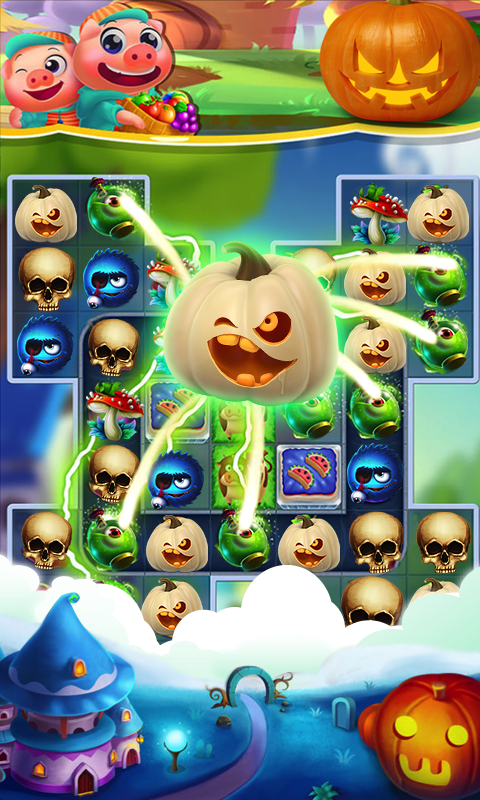 Halloween Magic Match 3截图2