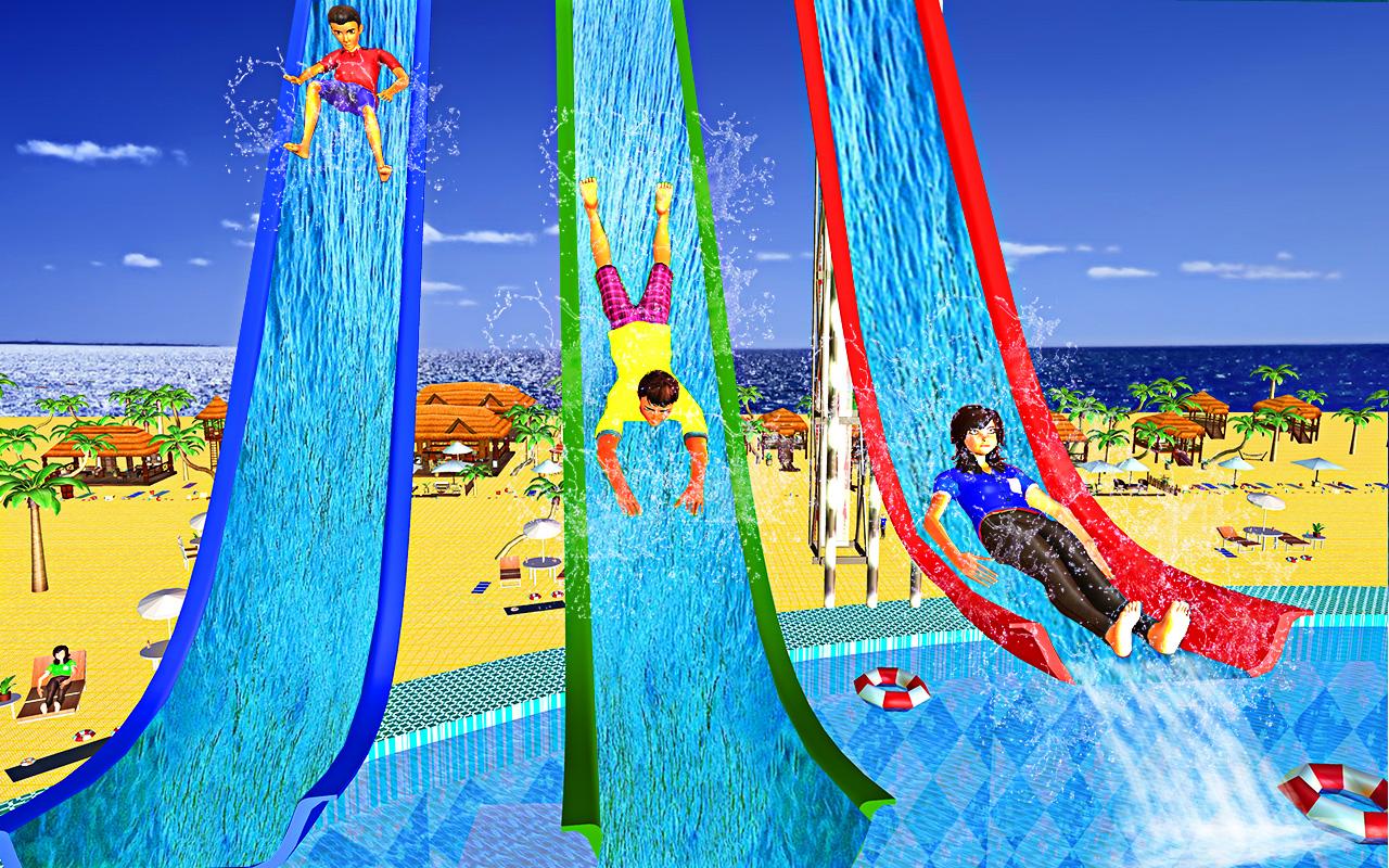 Water Slide Flip Park Uphill Sliding Stunts截图4