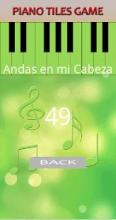 Andas En Mi Cabeza - Chino y Nacho Piano Tile Pro截图5