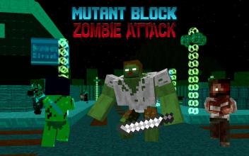 Mutant Block Zombie Attack截图4