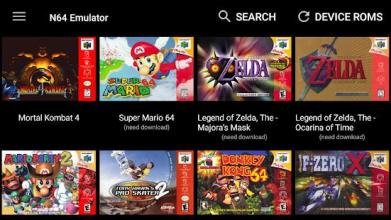 N64 Emulator - N64 Collection - Mupen64 DroidX截图1