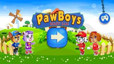 Paw boys: memory game截图3
